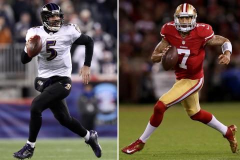 FILE: Super Bowl XLVII Quarterbacks